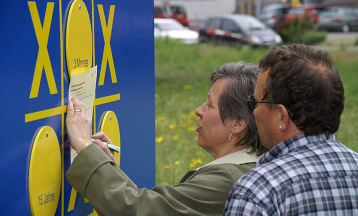 «Wertstoffwürfel auf Tour» und «Wahre Werte»