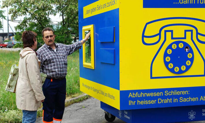 «Wertstoffwürfel auf Tour» und «Wahre Werte»