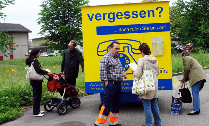 «Wertstoffwürfel auf Tour» und «Wahre Werte»