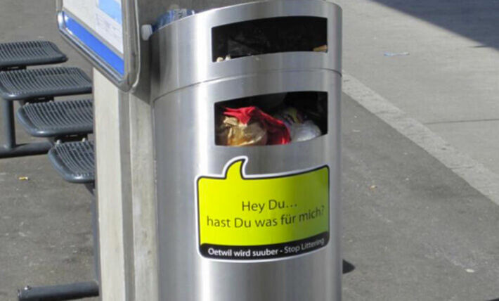 Oetwil wird suuber – Stop Littering!